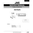 JVC KSFX270 Manual de Servicio