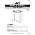 JVC AV27F702/S Manual de Servicio