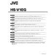 JVC HS-V1EG Manual de Usuario