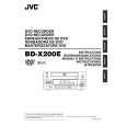 JVC BD-X200U Manual de Usuario