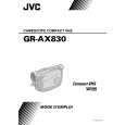 JVC GR-AX830U(C) Manual de Usuario