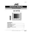 JVC AV14F702 Manual de Servicio
