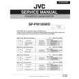 JVC SPPW105WD Manual de Servicio