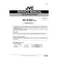 JVC AV21D41/BBK Manual de Servicio