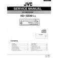 JVC KDGS40 Manual de Servicio