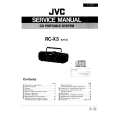JVC RC-X3 Manual de Servicio