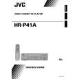 JVC HR-P41A(M)/S Manual de Usuario