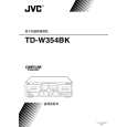 JVC TD-W354BK Manual de Usuario