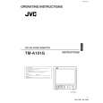 JVC TM-A101G/E Manual de Usuario