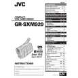 JVC GR-SXM920US Manual de Usuario