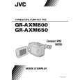JVC GR-AXM800U(C) Manual de Usuario