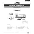 JVC KDSX883 Manual de Servicio