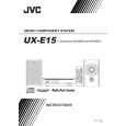 JVC UX-E15EN Manual de Usuario