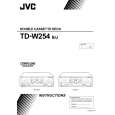 JVC TD-W254BKC Manual de Usuario