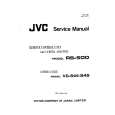 JVC RS500 Manual de Servicio