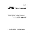 JVC KM2500 Manual de Servicio
