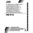 JVC HS-V12E Manual de Usuario