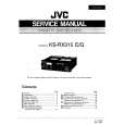 JVC KSRX315E/G Manual de Servicio