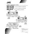 JVC MX-G70 Manual de Usuario