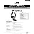 JVC HASU700 Manual de Servicio