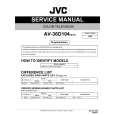 JVC AV36D104AYA Manual de Servicio