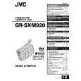 JVC GR-SXM920UC Manual de Usuario