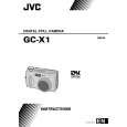 JVC GCX1E Manual de Usuario