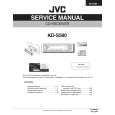 JVC KDS580 Manual de Servicio