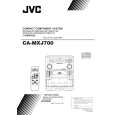 JVC CA-MXJ700UX Manual de Usuario