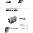 JVC GR-AX920U Manual de Usuario