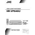 JVC HR-VP646U Manual de Usuario