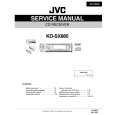 JVC KDSX885 Manual de Servicio