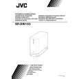 JVC SP-DW103E Manual de Usuario