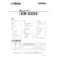 JVC XM-D250 Manual de Usuario