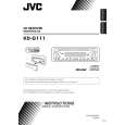 JVC KD-G111 Manual de Usuario