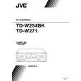 JVC TD-W254BK Manual de Usuario