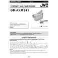 JVC GR-AXM241U Manual de Usuario